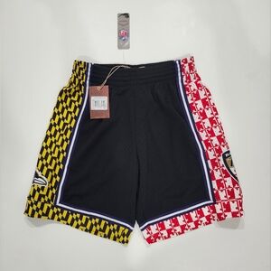 Mitchell & Ness Men's Baltimore Ravens NFL Team ID Athletic Shorts Size M NWT